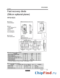 Datasheet RF501B2S manufacturer Rohm